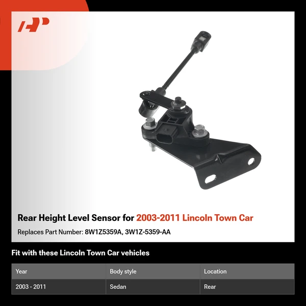 Rear Height Level Sensor for 2003-2011 Lincoln Town Car