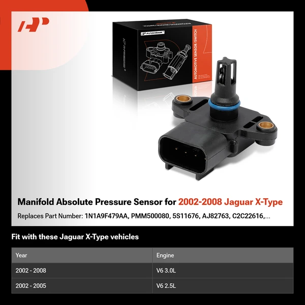 Manifold Absolute Pressure Sensor for 2002-2008 Jaguar X-Type