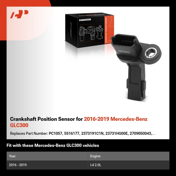 Crankshaft Position Sensor for 2016-2019 Mercedes-Benz GLC300