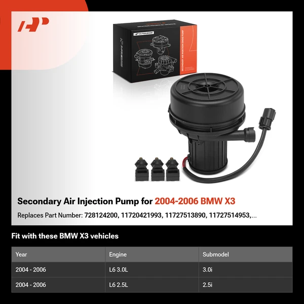 Secondary Air Injection Pump for 2004-2006 BMW X3