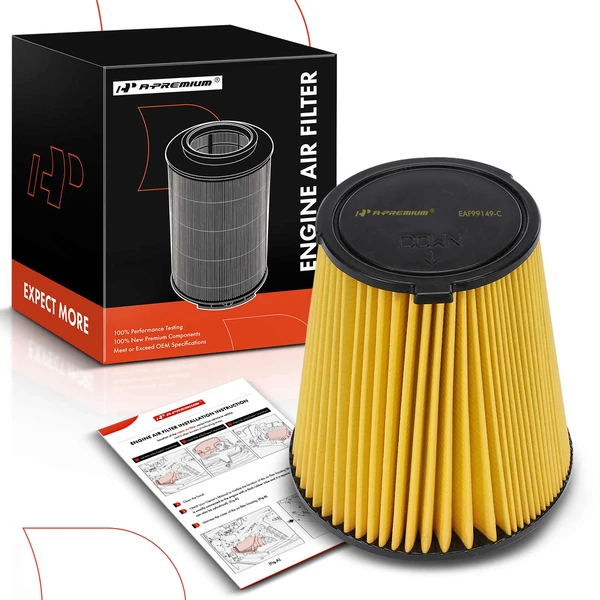 Engine Air Filter for Ford Mustang 2010-2014 V8 5.4L 5.8L