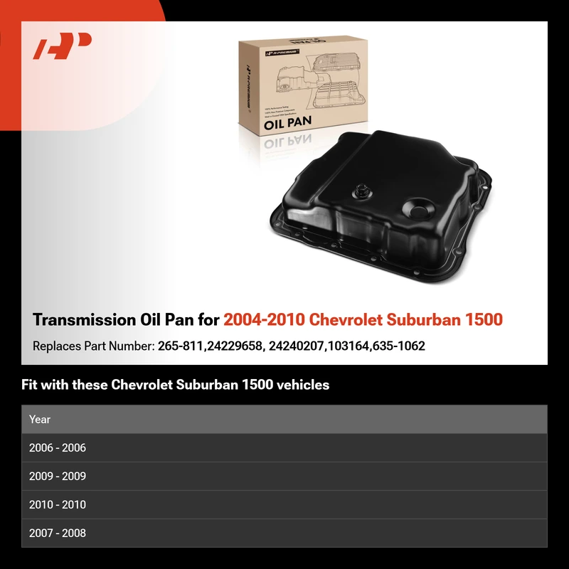 Transmission Oil Pan for 2004-2010 Chevrolet Suburban 1500