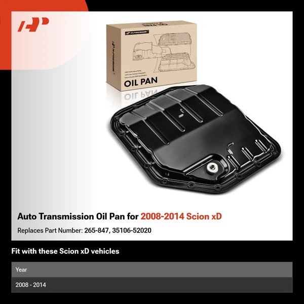 Auto Transmission Oil Pan for 2008-2014 Scion xD