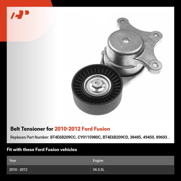 Belt Tensioner for 2010-2012 Ford Fusion