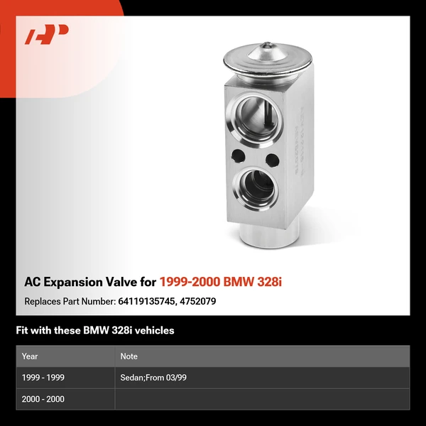 AC Expansion Valve for 1999-2000 BMW 328i