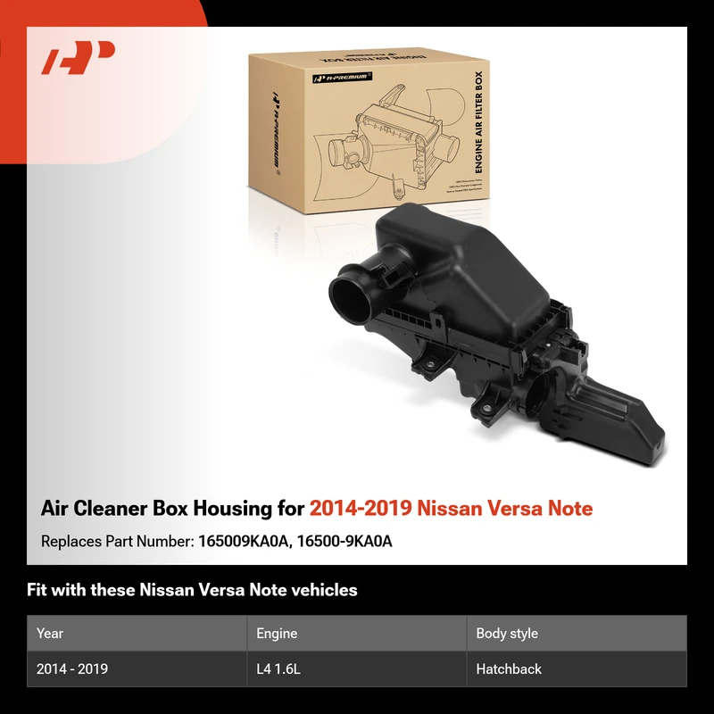 Air Cleaner Box Housing for 2014-2019 Nissan Versa Note