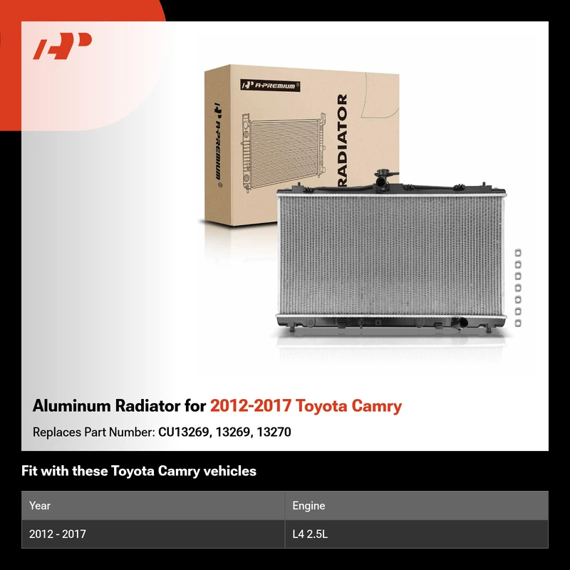 Aluminum Radiator for 2012-2017 Toyota Camry