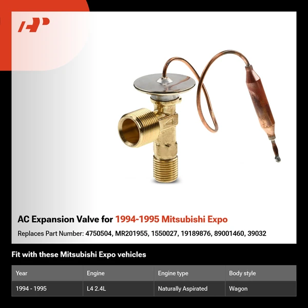 AC Expansion Valve for 1994-1995 Mitsubishi Expo
