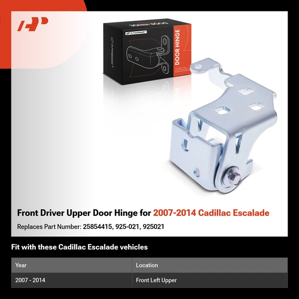 Front Driver Upper Door Hinge for 2007-2014 Cadillac Escalade
