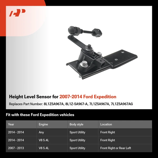 Height Level Sensor for 2007-2014 Ford Expedition