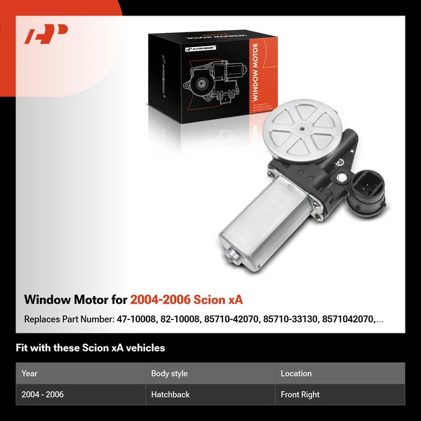 Window Motor for 2004-2006 Scion xA