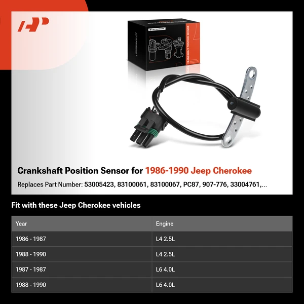 Crankshaft Position Sensor for 1986-1990 Jeep Cherokee