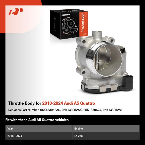 Throttle Body for 2018-2024 Audi A5 Quattro