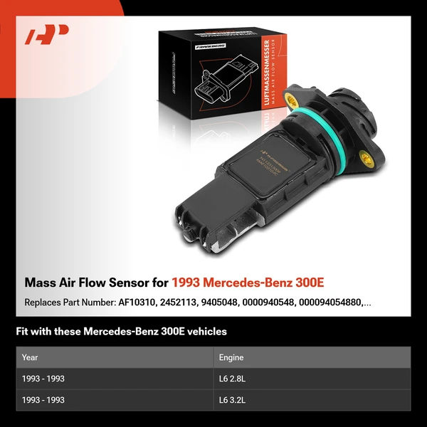 Mass Air Flow Sensor for 1993 Mercedes-Benz 300E
