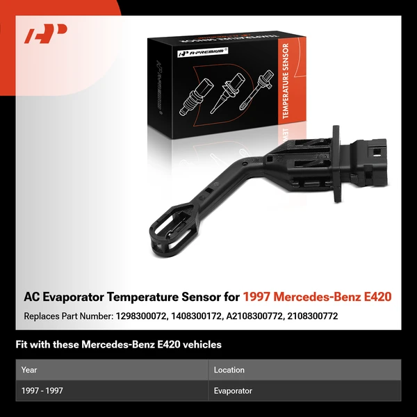 AC Evaporator Temperature Sensor for 1997 Mercedes-Benz E420