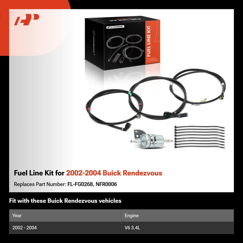 Fuel Line Kit for 2002-2004 Buick Rendezvous