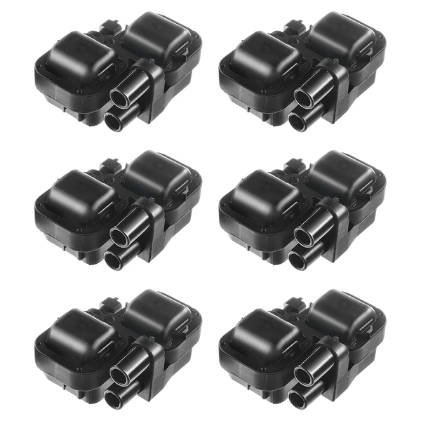 A Set of 6-Pc Ignition Coil 3-Blade Terminal Rectangular A-Premium APIC0426
