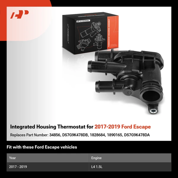Integrated Housing Thermostat for 2017-2019 Ford Escape