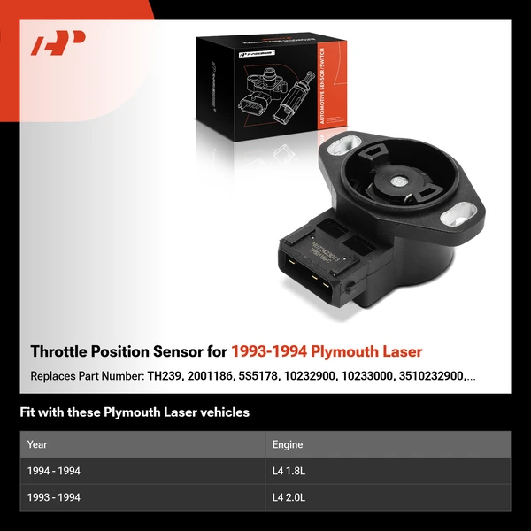 Throttle Position Sensor for 1993-1994 Plymouth Laser