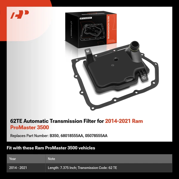 62TE Automatic Transmission Filter for 2014-2021 Ram ProMaster 3500