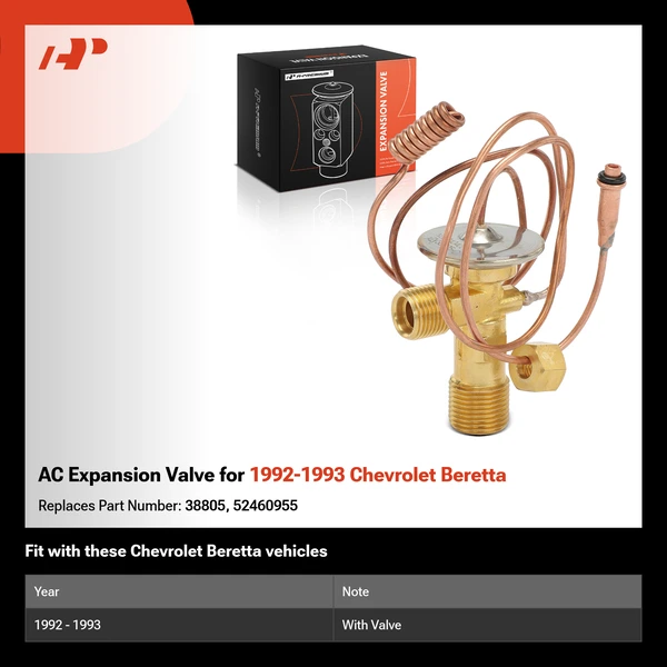 AC Expansion Valve for 1992-1993 Chevrolet Beretta