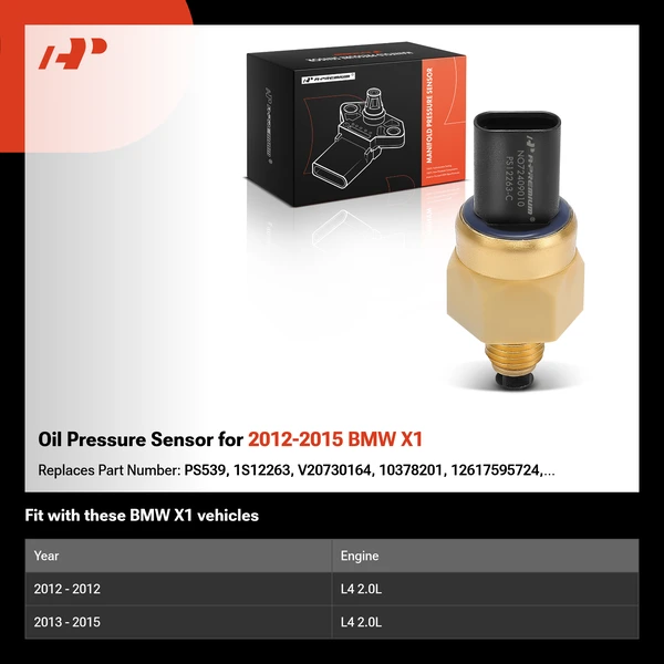 Oil Pressure Sensor for 2012-2015 BMW X1