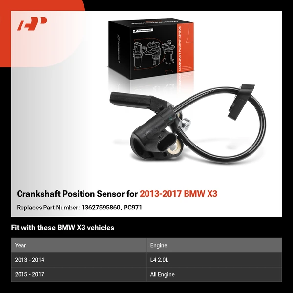 Crankshaft Position Sensor for 2013-2017 BMW X3