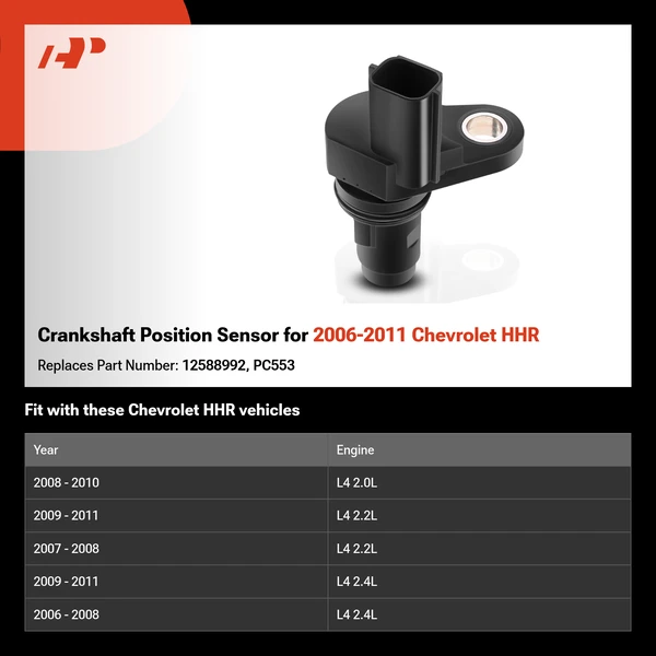 Crankshaft Position Sensor for 2006-2011 Chevrolet HHR