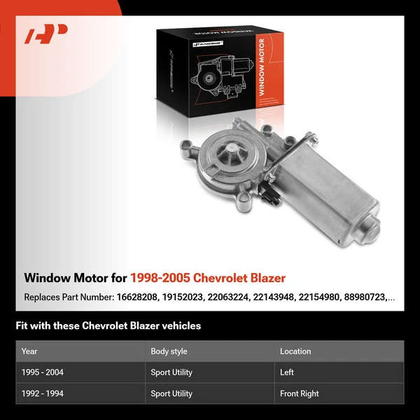 Window Motor for 1998-2005 Chevrolet Blazer