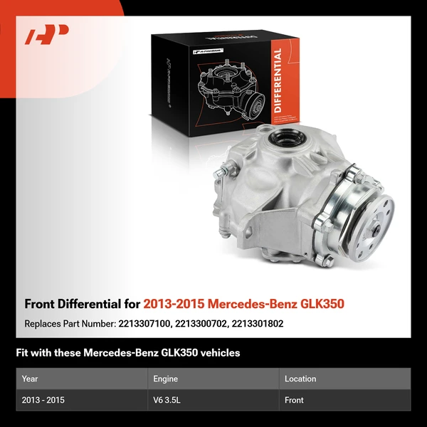 Front Differential for 2013-2015 Mercedes-Benz GLK350