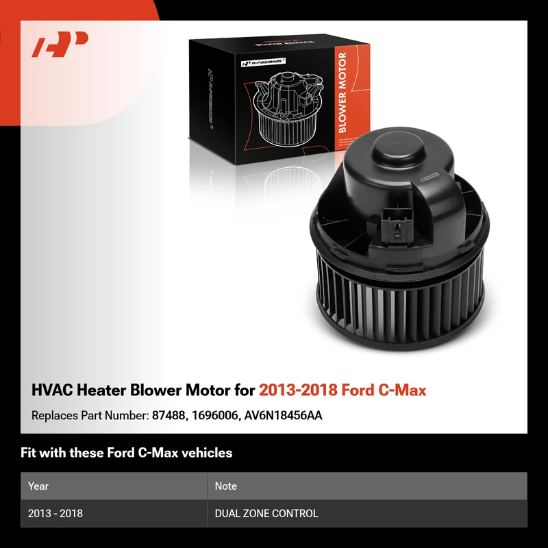 HVAC Heater Blower Motor for 2013-2018 Ford C-Max