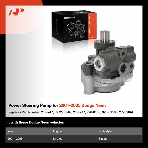 Power Steering Pump for 2001-2005 Dodge Neon