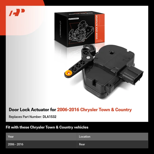 Door Lock Actuator for 2006-2016 Chrysler Town & Country