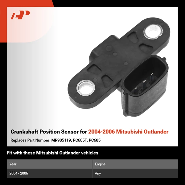 Crankshaft Position Sensor for 2004-2006 Mitsubishi Outlander