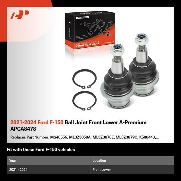 2021-2024 Ford F-150 Ball Joint Front Lower A-Premium APCA8478
