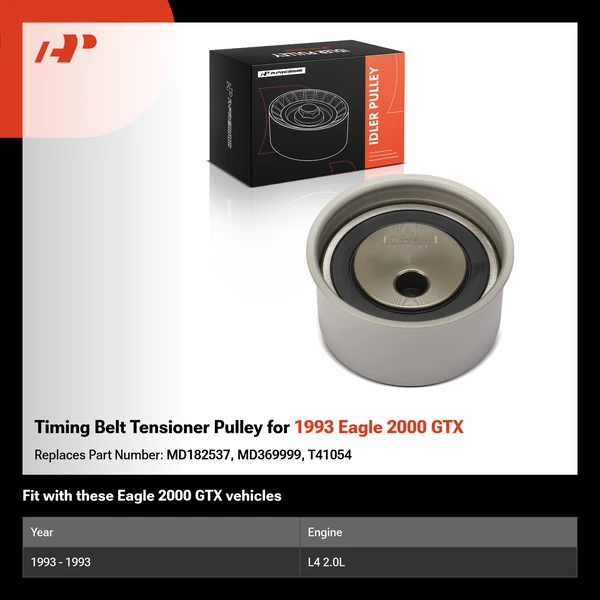 Timing Belt Tensioner Pulley for 1993 Eagle 2000 GTX