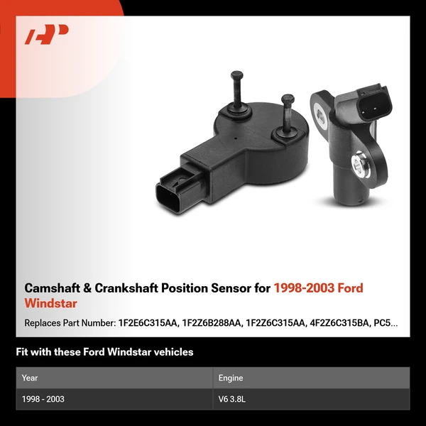 Camshaft & Crankshaft Position Sensor for 1998-2003 Ford Windstar