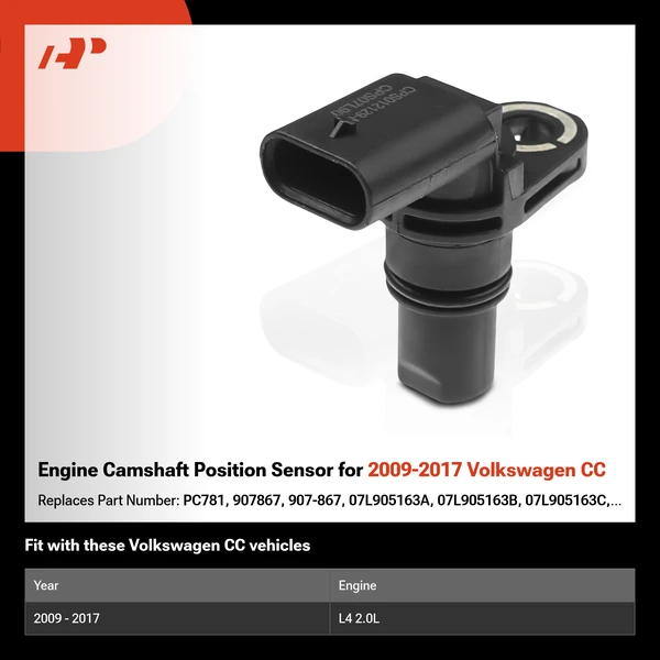 Engine Camshaft Position Sensor for 2009-2017 Volkswagen CC