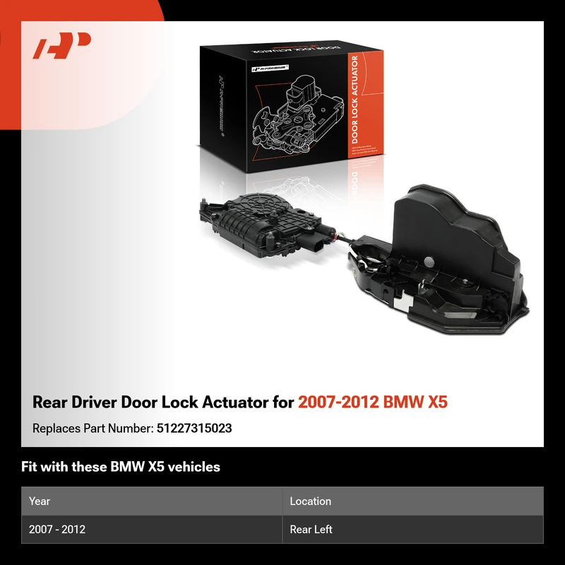 Rear Driver Door Lock Actuator for 2007-2012 BMW X5