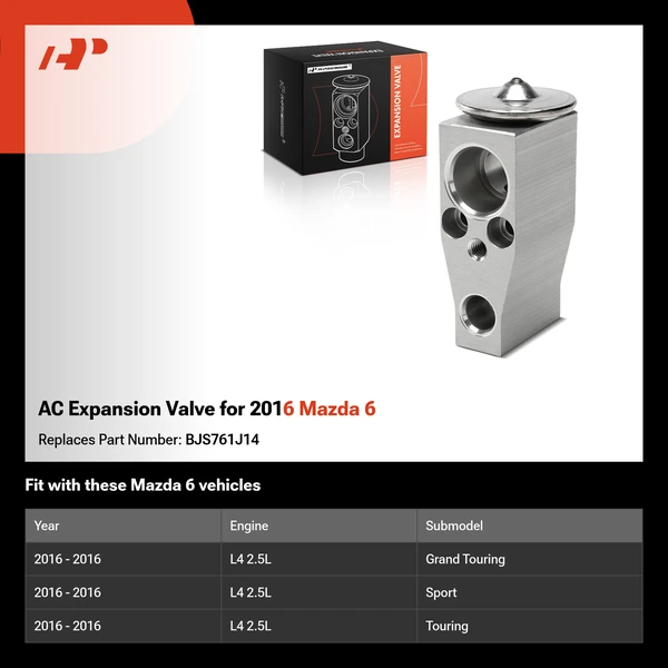 AC Expansion Valve for 2016 Mazda 6
