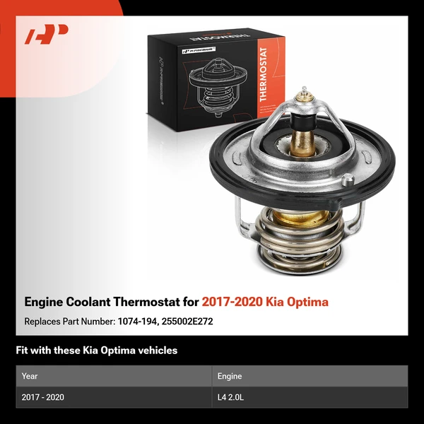 Engine Coolant Thermostat for 2017-2020 Kia Optima