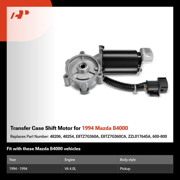 Transfer Case Shift Motor for 1994 Mazda B4000