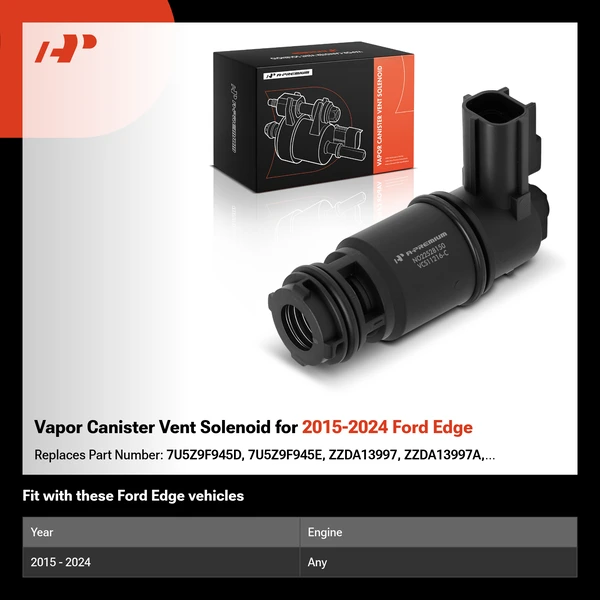 Vapor Canister Vent Solenoid for 2015-2024 Ford Edge