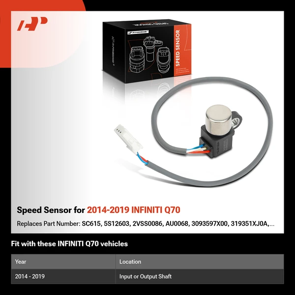 Speed Sensor for 2014-2019 INFINITI Q70