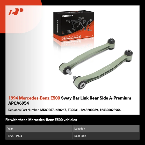 1994 Mercedes-Benz E500 Sway Bar Link Rear Side A-Premium APCA6954