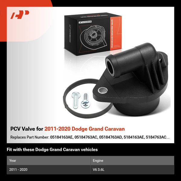 PCV Valve for 2011-2020 Dodge Grand Caravan