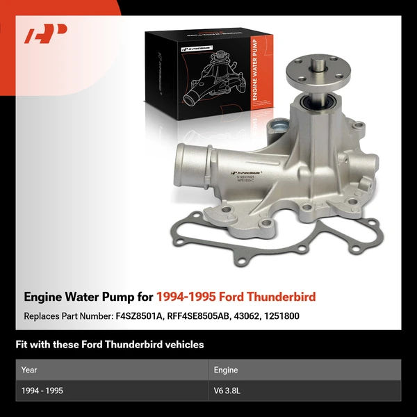 Engine Water Pump for 1994-1995 Ford Thunderbird
