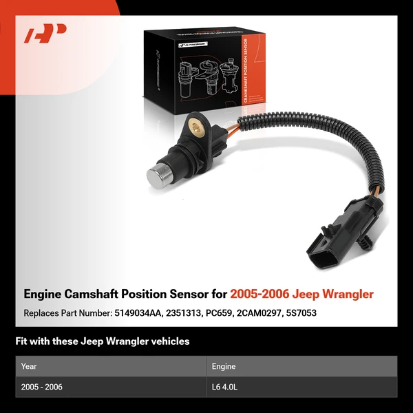 Engine Camshaft Position Sensor for 2005-2006 Jeep Wrangler