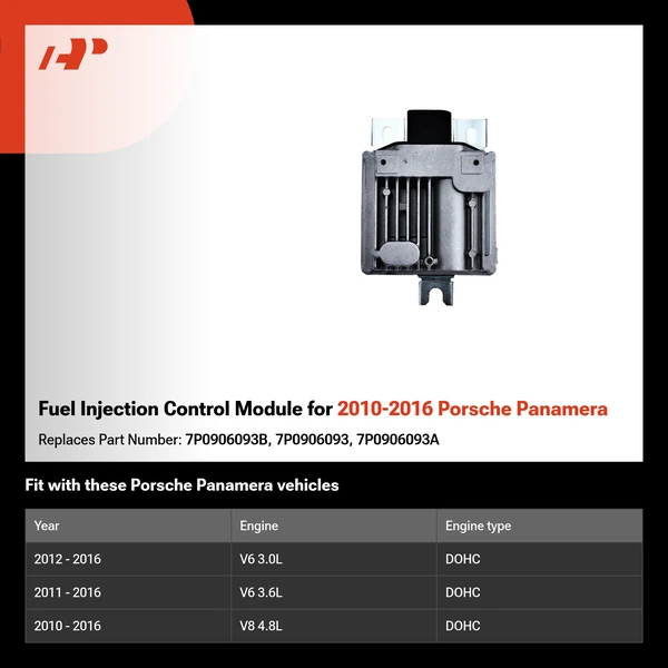 Fuel Injection Control Module for 2010-2016 Porsche Panamera