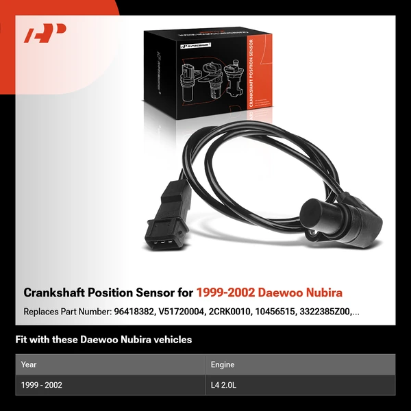 Crankshaft Position Sensor for 1999-2002 Daewoo Nubira